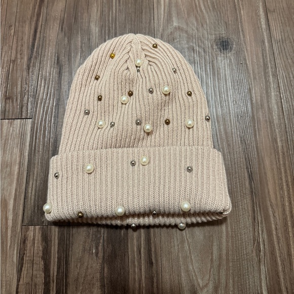 Pearl-Embellished Beanie - Picture 2 of 3